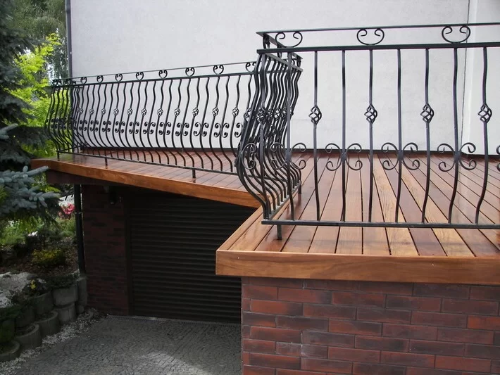 Estetyczny taras drewniany